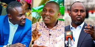 Silvanus Osoro, Kimani Ichung’wah and Junet Mohamed