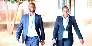 Barry Otieno and Lucy Kageni 