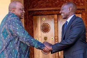 William Ruto and Uhuru Kenyatta