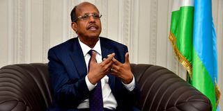 Djibouti Minister of Foreign Affairs and International Cooperation Mahmoud Ali Youssouf