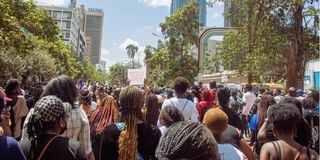 femicide march kenya women