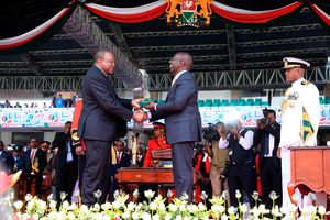 William Ruto and Uhuru Kenyatta