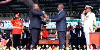 William Ruto and Uhuru Kenyatta