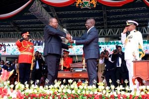 William Ruto and Uhuru Kenyatta