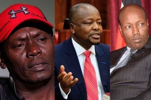 William Kabogo, Mutahi Kagwe and Lee Kinyanji