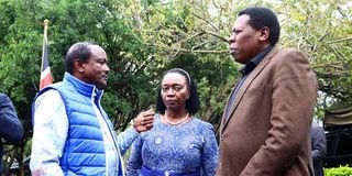 Kalonzo Musyoka, Martha Karua and Eugene Wamalwa