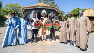pinyPresidents William Ruto, Yoweri Museveni and ODM leader Raila Odinga at the Piny Luo Festival 