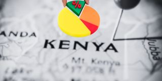 map of kenya