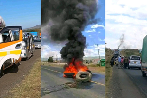 Protesting herders