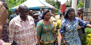 Rigathi Gachagua and Martha Karua