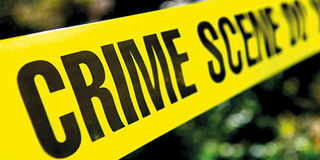 Crime scene tape
