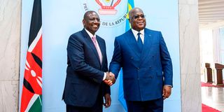 Félix Tshisekedi and William Ruto