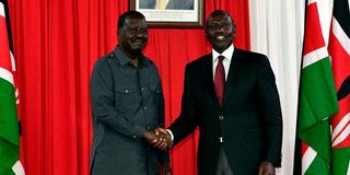 William Ruto and Raila Odinga
