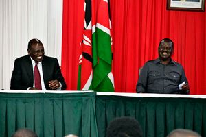 William Ruto and Raila Odinga