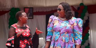 Rachel Ruto and Ida Odinga