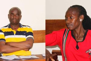 Jeremiah Maina and Lucy Kabuu.