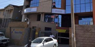 Kenya police Sacco's offices in Ngara