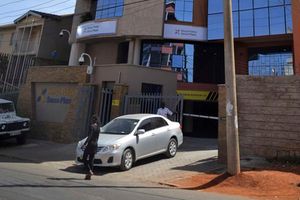 Kenya police Sacco's offices in Ngara