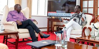 William Ruto and Raila Odinga