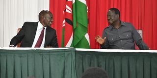 Ruto Raila MOU signing kicc