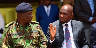 Douglas Kanja and Kipchumba Murkomen