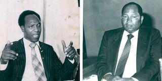 Former legislators James Njiru and Nahashon Njuno
