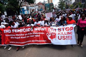 Protest against femicide