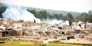 Kenya Railways Corporation demolishes structures in Nakuru