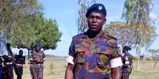 Sergeant Cliphonce Omondi