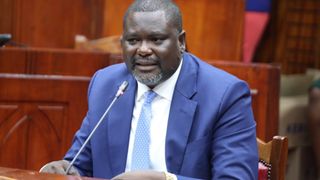 Mbeere North MP Geoffrey Ruku during vetting