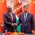 President William Ruto with his Chinese counterpart Xi Jinping at the Great Hall of the People in Beijing, China