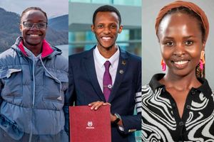 Ethel Ogallo, Dennis Kamau and Leila Maritim.