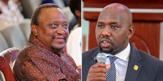 Uhuru Kenyatta and Kipchumba Murkomen