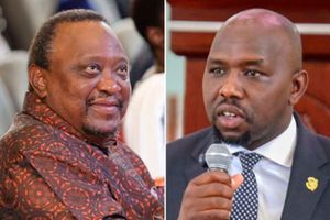 Uhuru Kenyatta and Kipchumba Murkomen