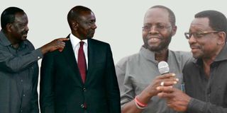 Raila Odinga, President William Ruto