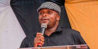 Langata Member of Parliament Phelix Odiwuor alias Jalango. 