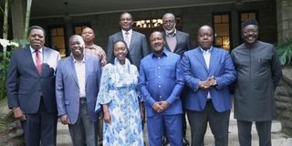 Rigathi Gachagua Marhta Karua Matiangi Justin Muturi Mukhisa Kituyi group photo at meeting