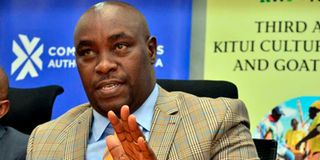 Kitui Senator Enoch Wambua 