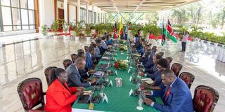 Ruto Cabinet meeting 