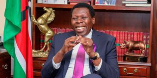 DAP-K Party Leader Eugene Wamalwa 