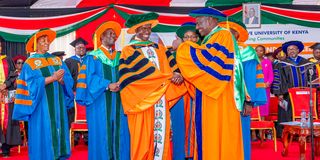 William Ruto and Bernard Chitunga