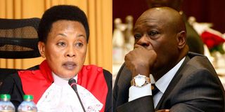 Philomena Mwilu and Rigathi Gachagua