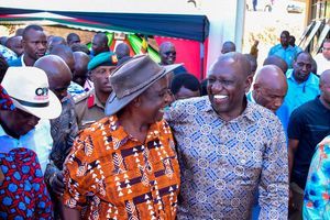 William Ruto and Oburu Oginga
