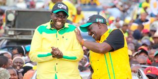 William Ruto and Rigathi Gachagua