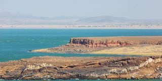 The shores of Lake Turkana