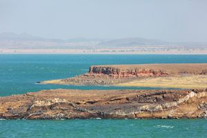The shores of Lake Turkana