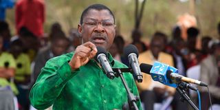 National Assembly Speaker Moses Wetang’ula 