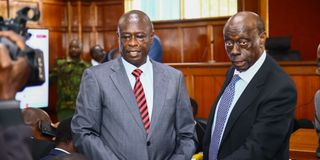 Rigathi Gachagua and Paul Muite