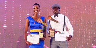 Brygettes Ngana and Samuel Doe