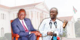 William Ruto and Rigathi Gachagua